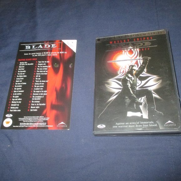 Blade (DVD, 1998, Canadian) Wesley Snipes - Picture 1 of 3
